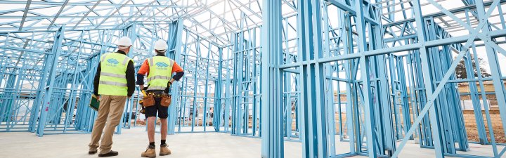 Framing made from TRUECORE® steel